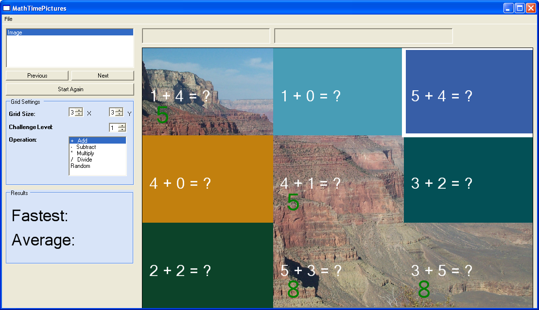 Solved Puzzle with Jumbled Pieces